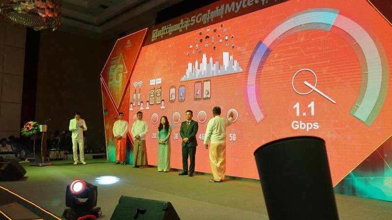 Telecom group launches 5G technology in Myanmar